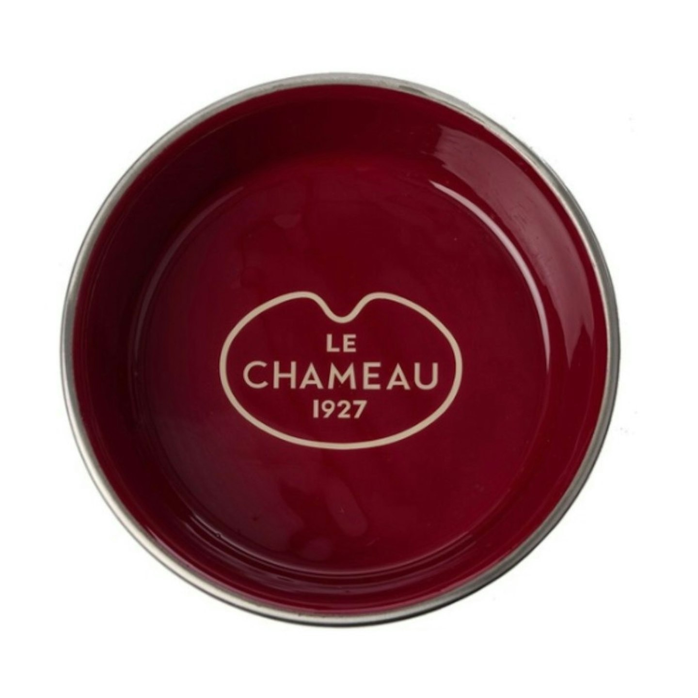 Le Chamaeu Stainless Steel Dog Bowl in Rouge