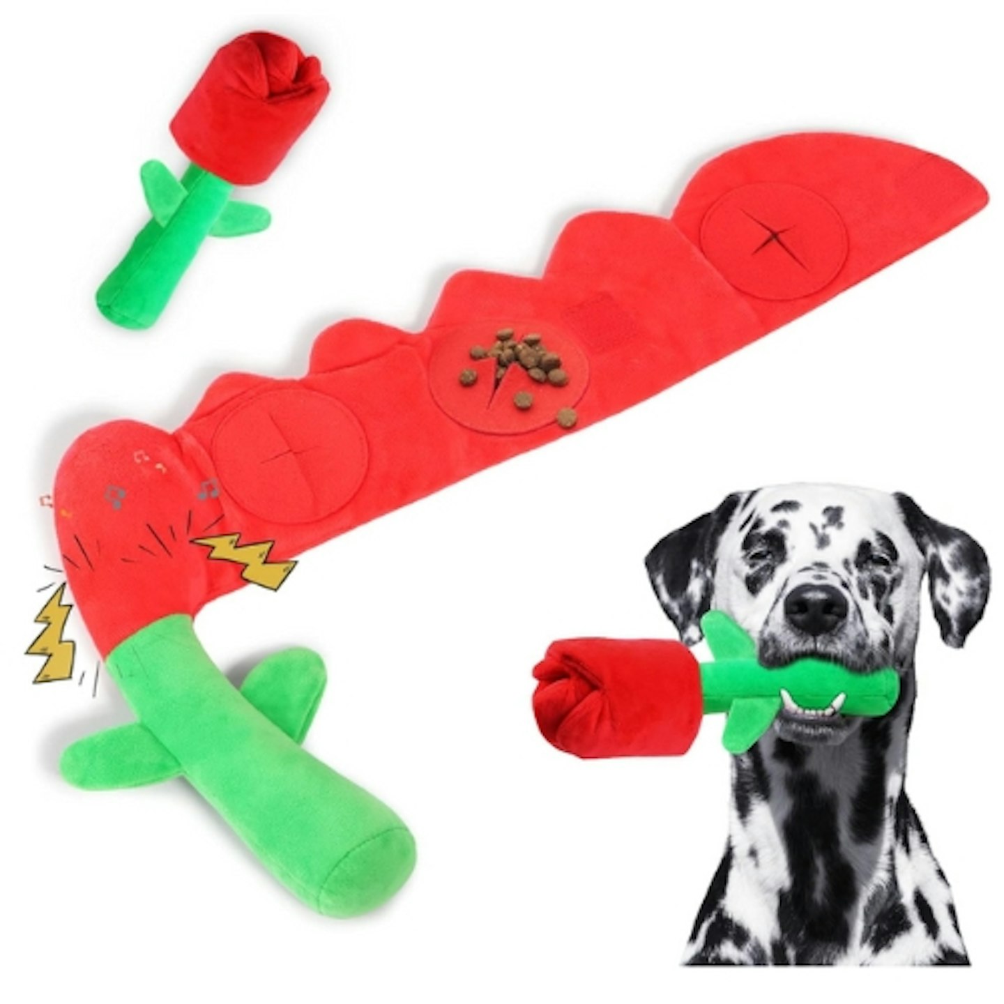 Twegin Dog Interactive Toys For Boredom (Rose)