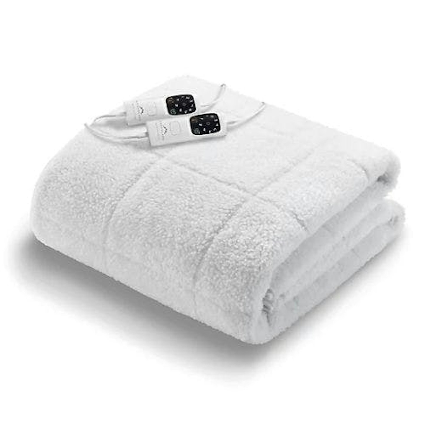 Double Dual Control Dreamland Scandi Heated Sherpa Underblanket Full Bed