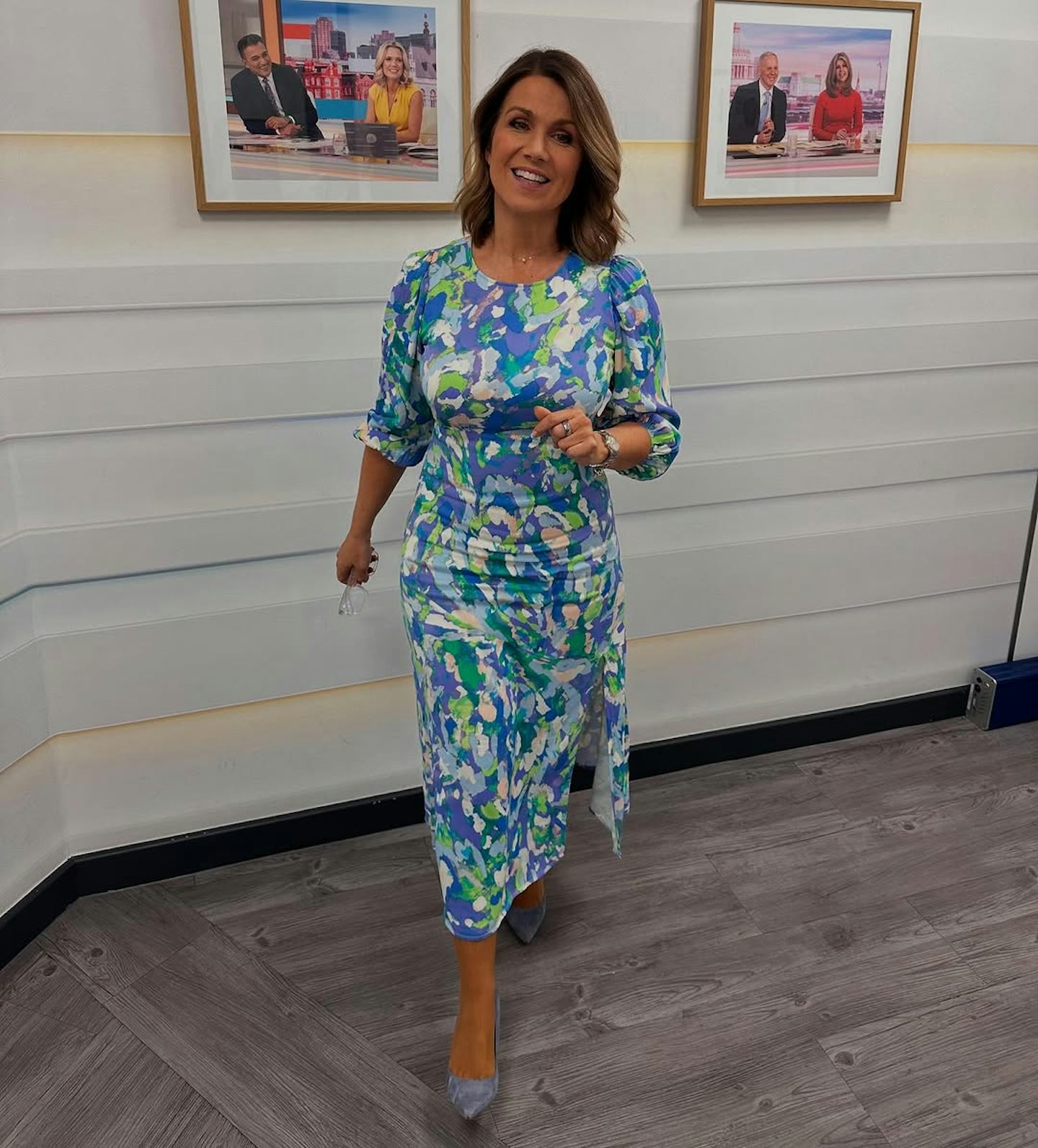 Susanna blue flora dress