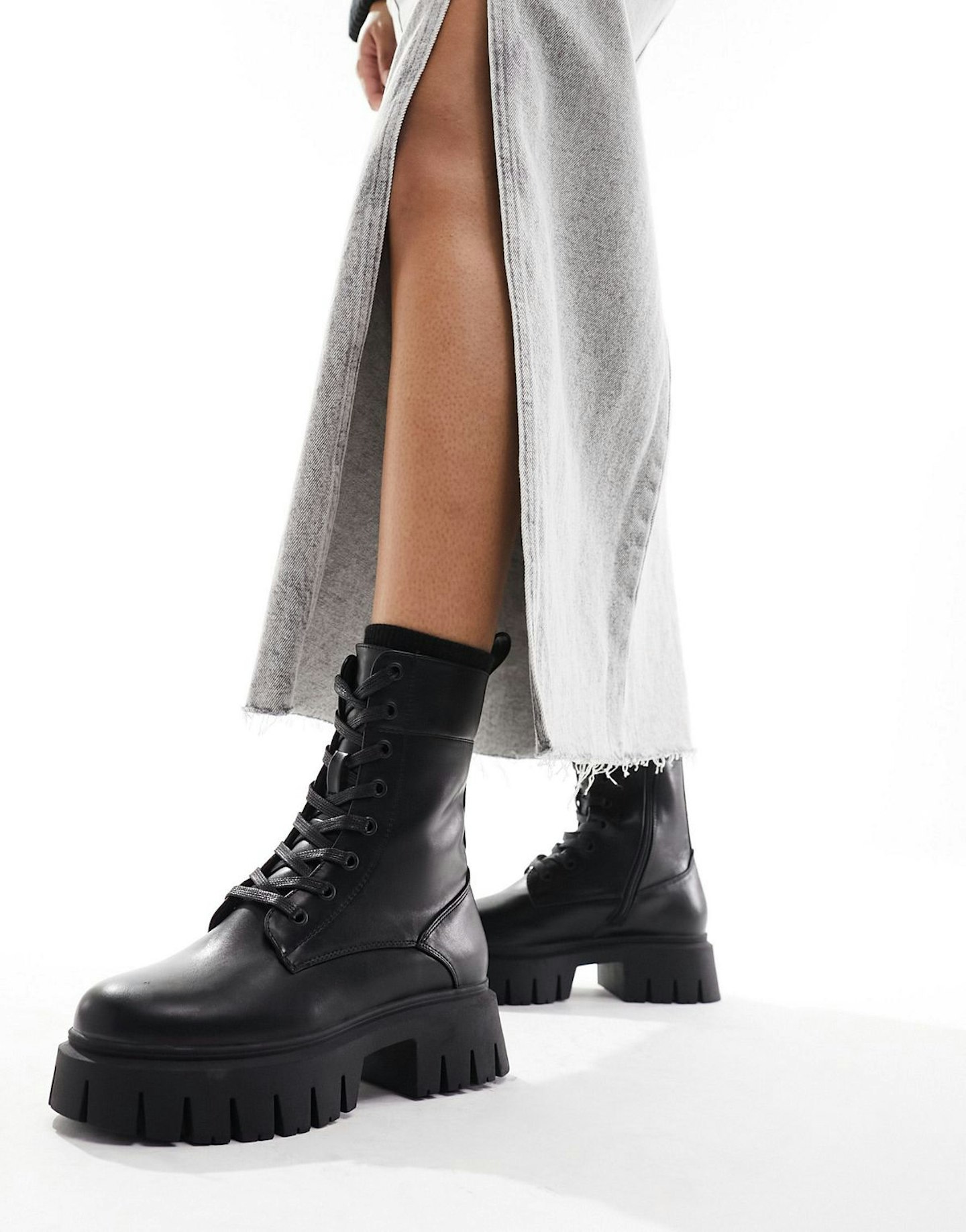 ASOS Chunky Lace Up Boots