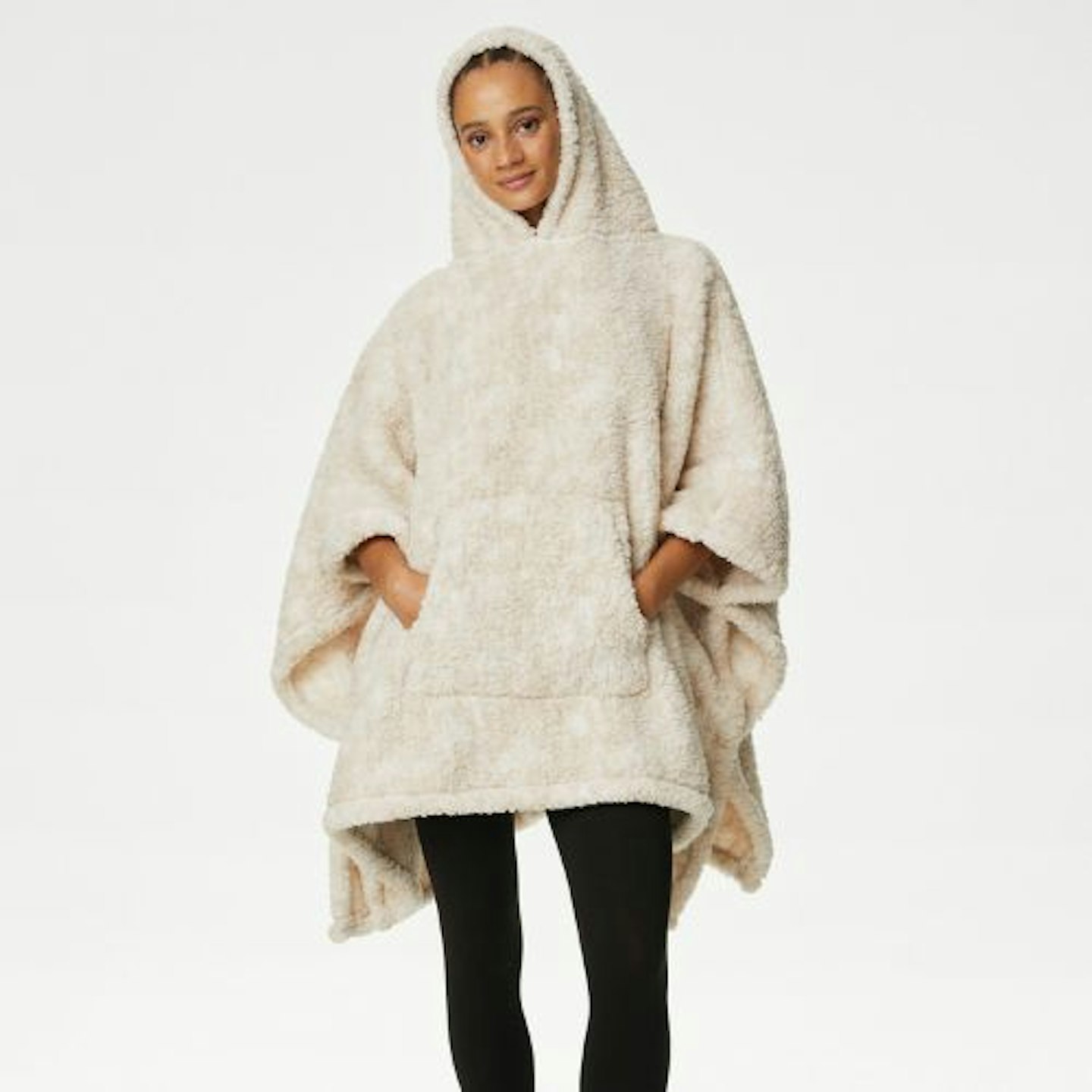 Heavyweight Heated Fleece Electric Hooded Blanket
