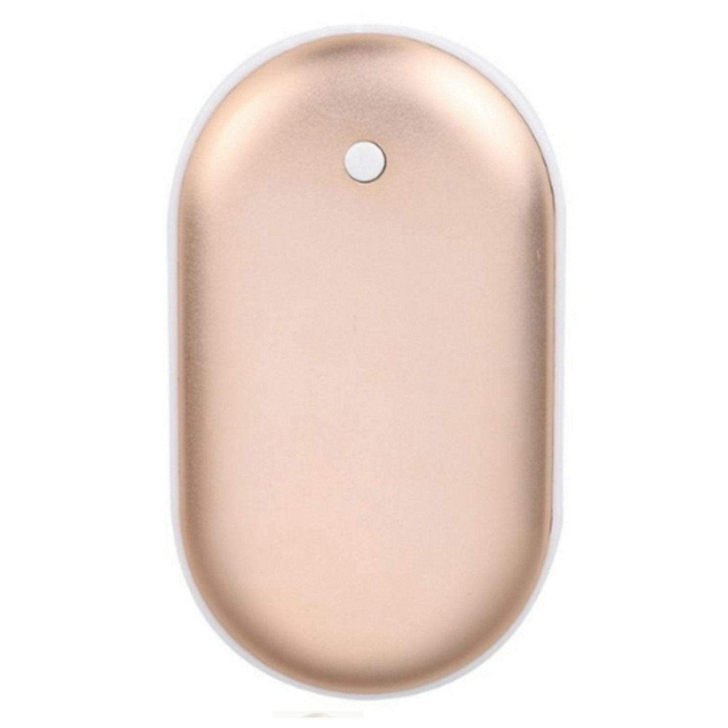 2-in-1 USB Rechargeable Hand Warmer Power Bank - Gold