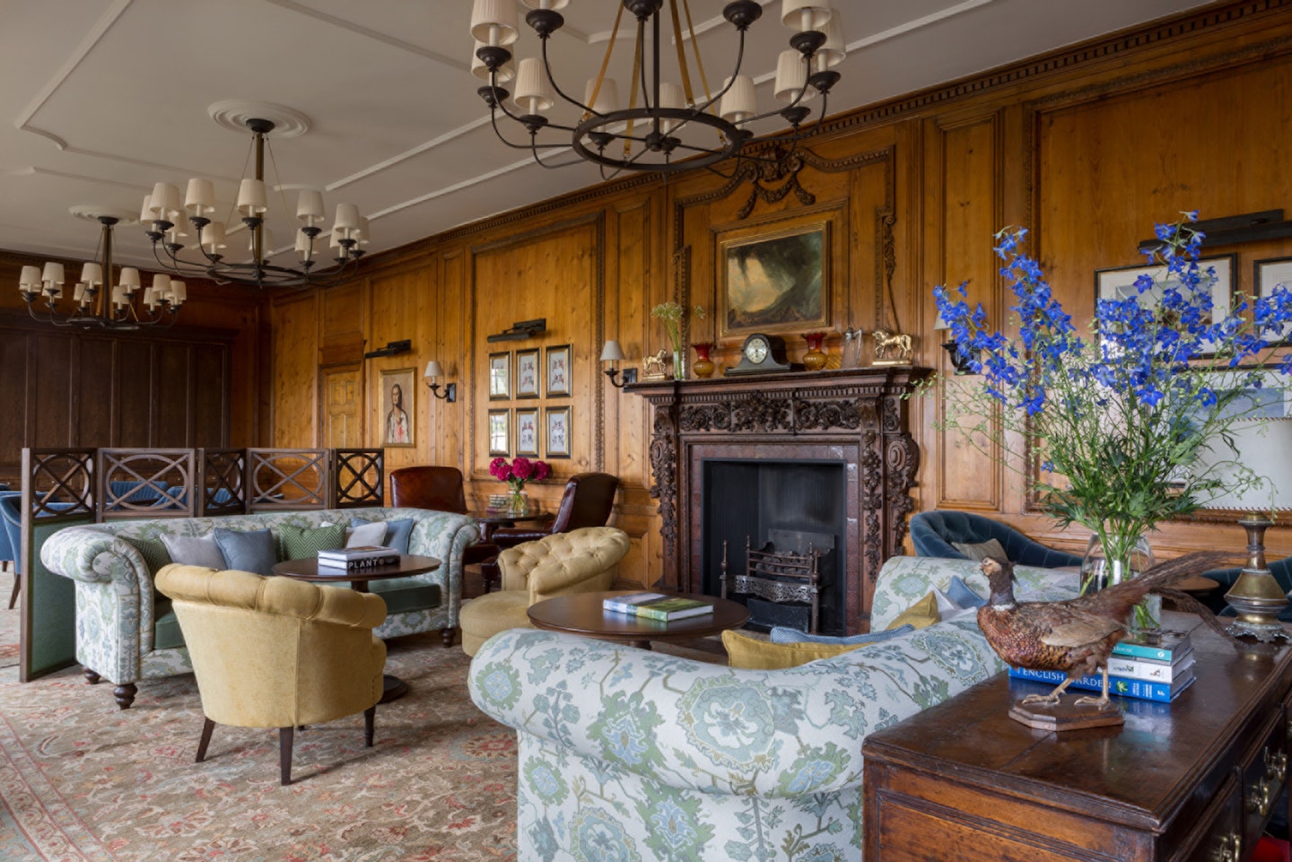 public room at the four seasons hotel