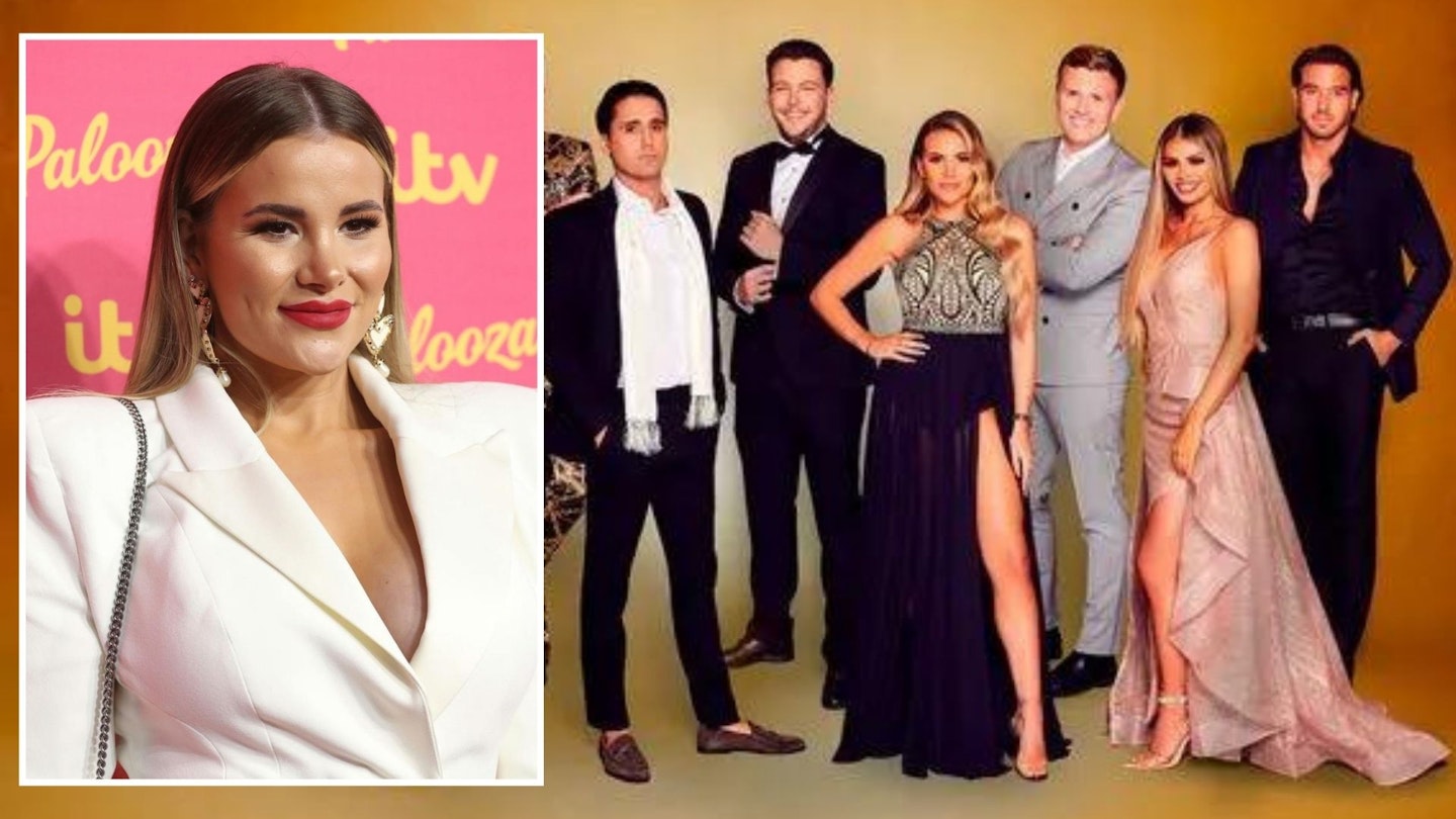 Georgia Kousoulou looks at TOWIE cast in a comped image