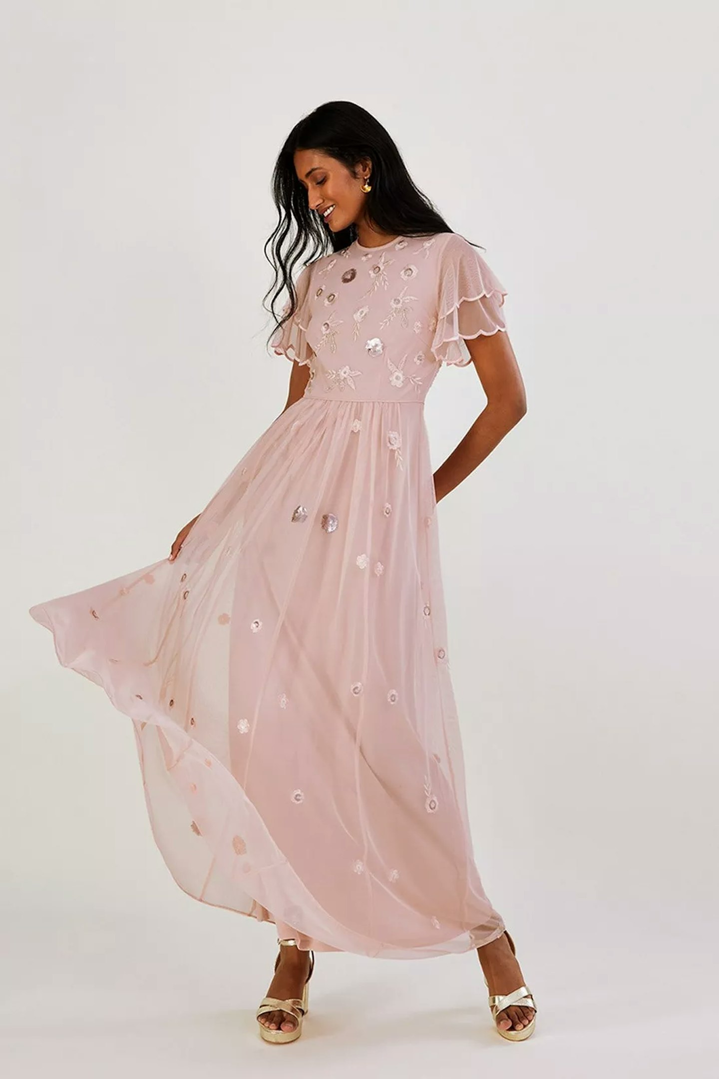 MONSOON 'Catherine' Embellished Maxi Dress