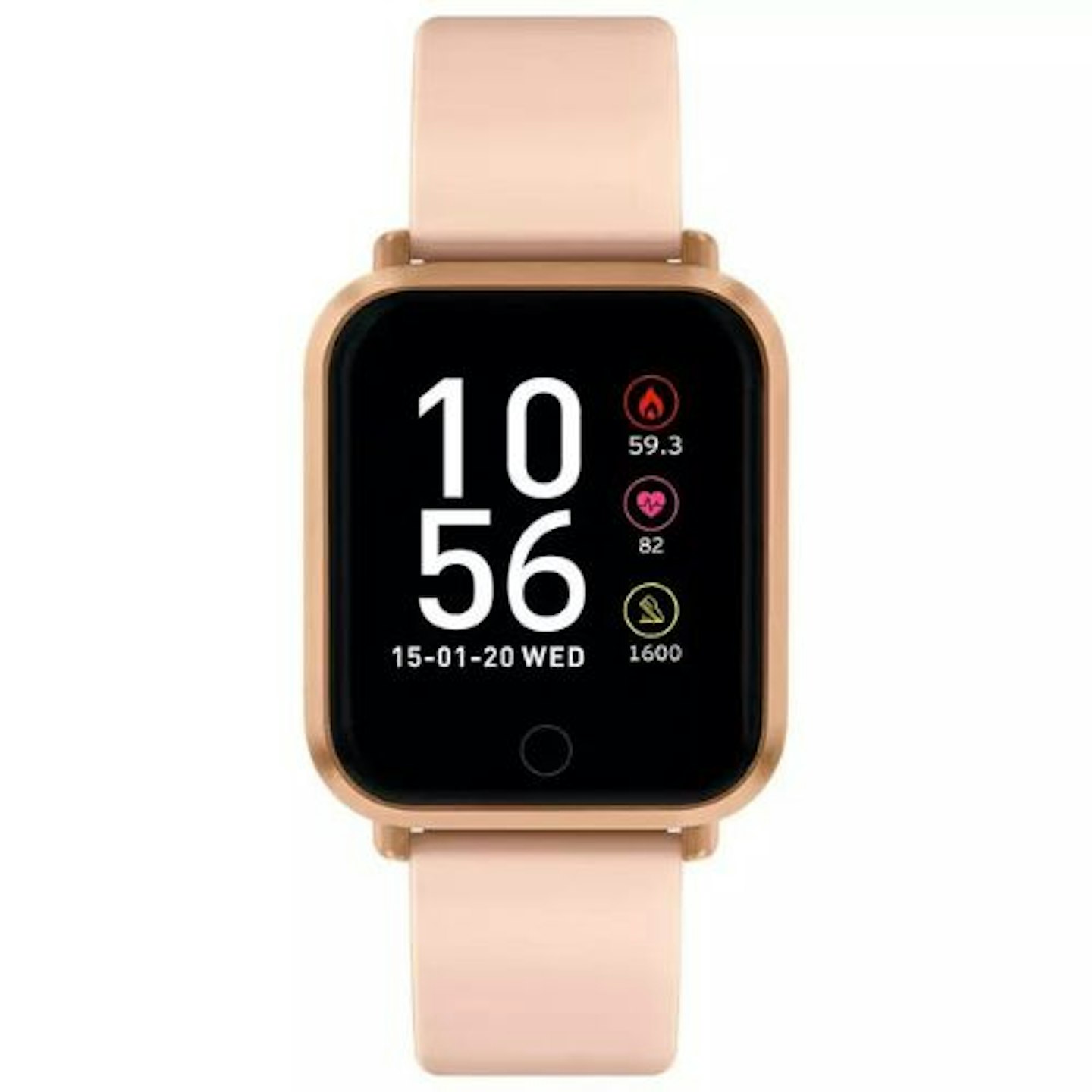 Reflex Active Series 6 Blush Silicone Strap Smart Watch