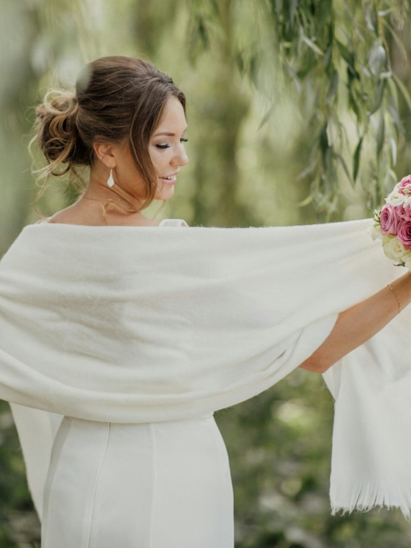 Alpaca Wedding Shawl