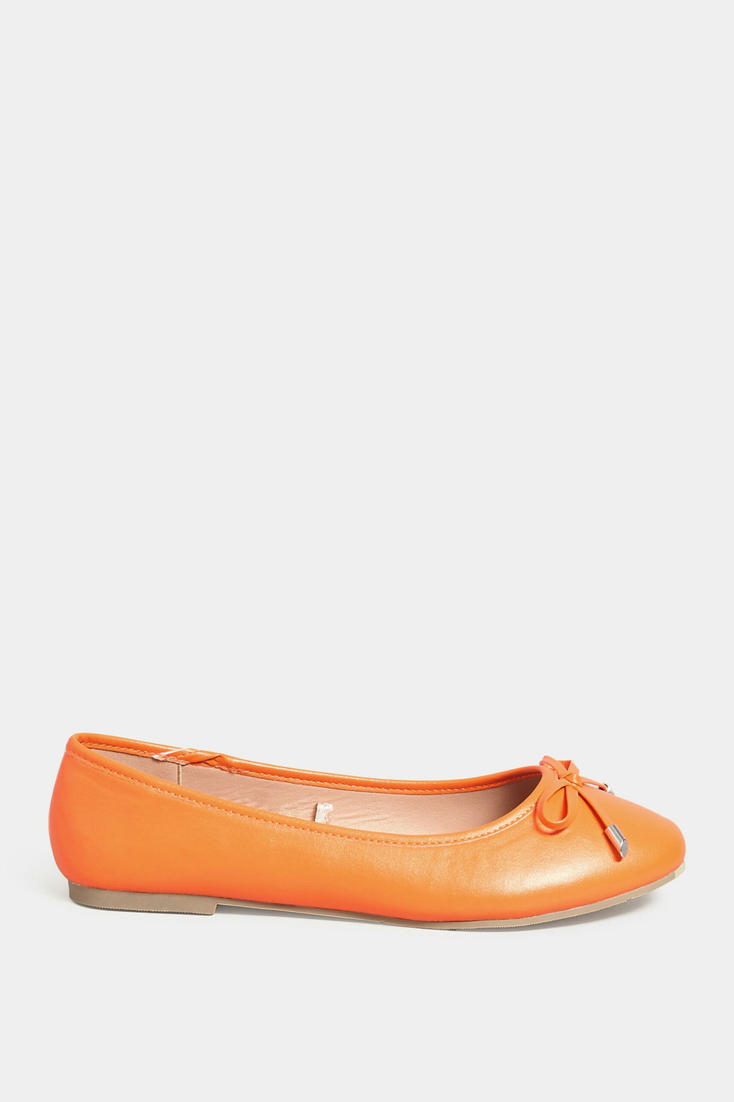 Yours Orange Ballerina Pumps