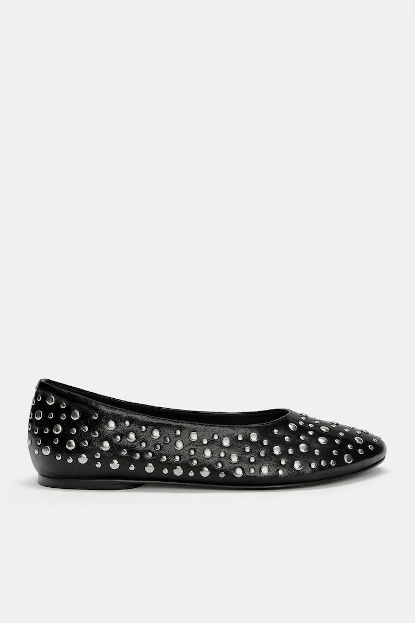 Pull & Bear Studded Ballet Flats