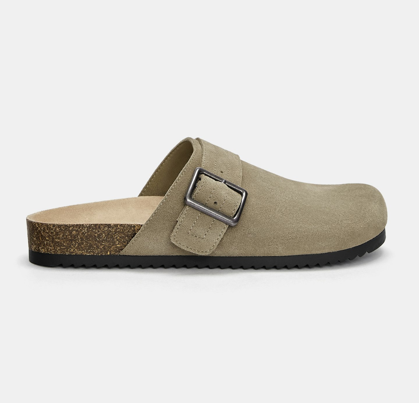 Pull And Bear Buckled Leather Crocs 