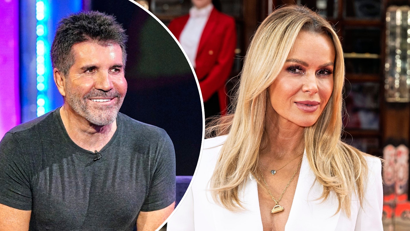 Amanda Holden and Simon Cowell