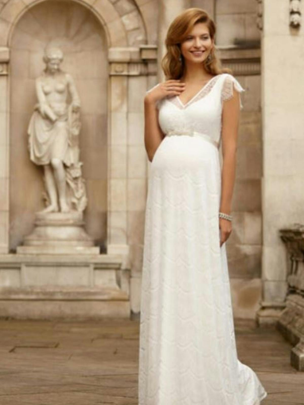 Maternity Wedding Dresses For Pregnant Brides 2024