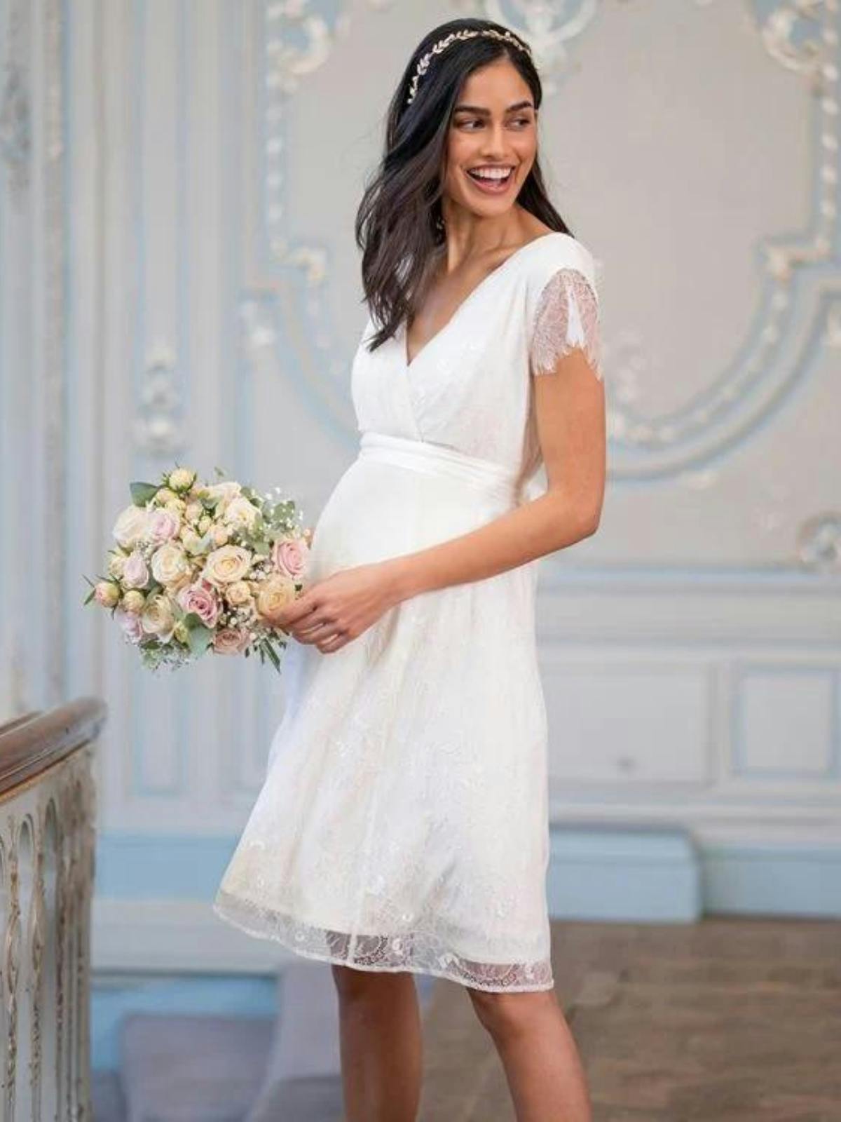 Maternity Wedding Dresses For Pregnant Brides 2024