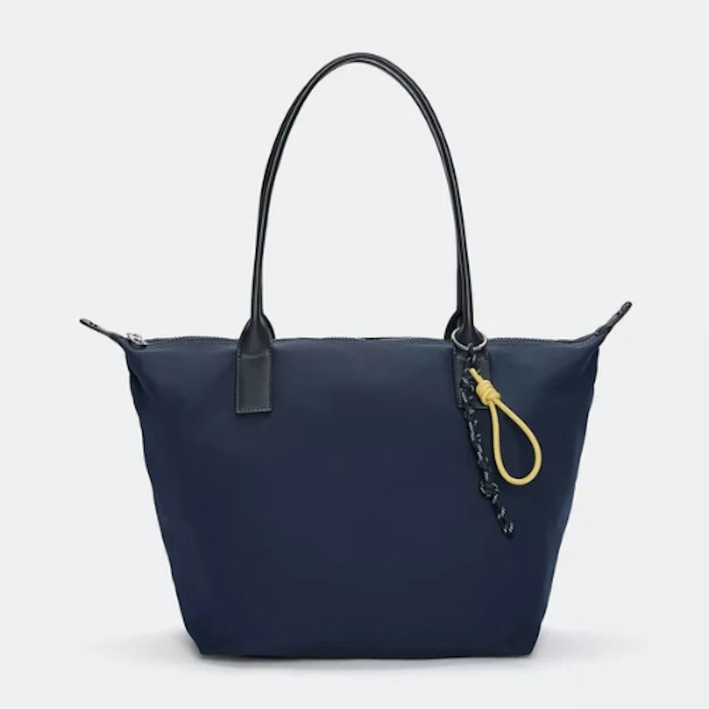 Pull & Bear Nylon Shopper Bag With Decorative Pendant