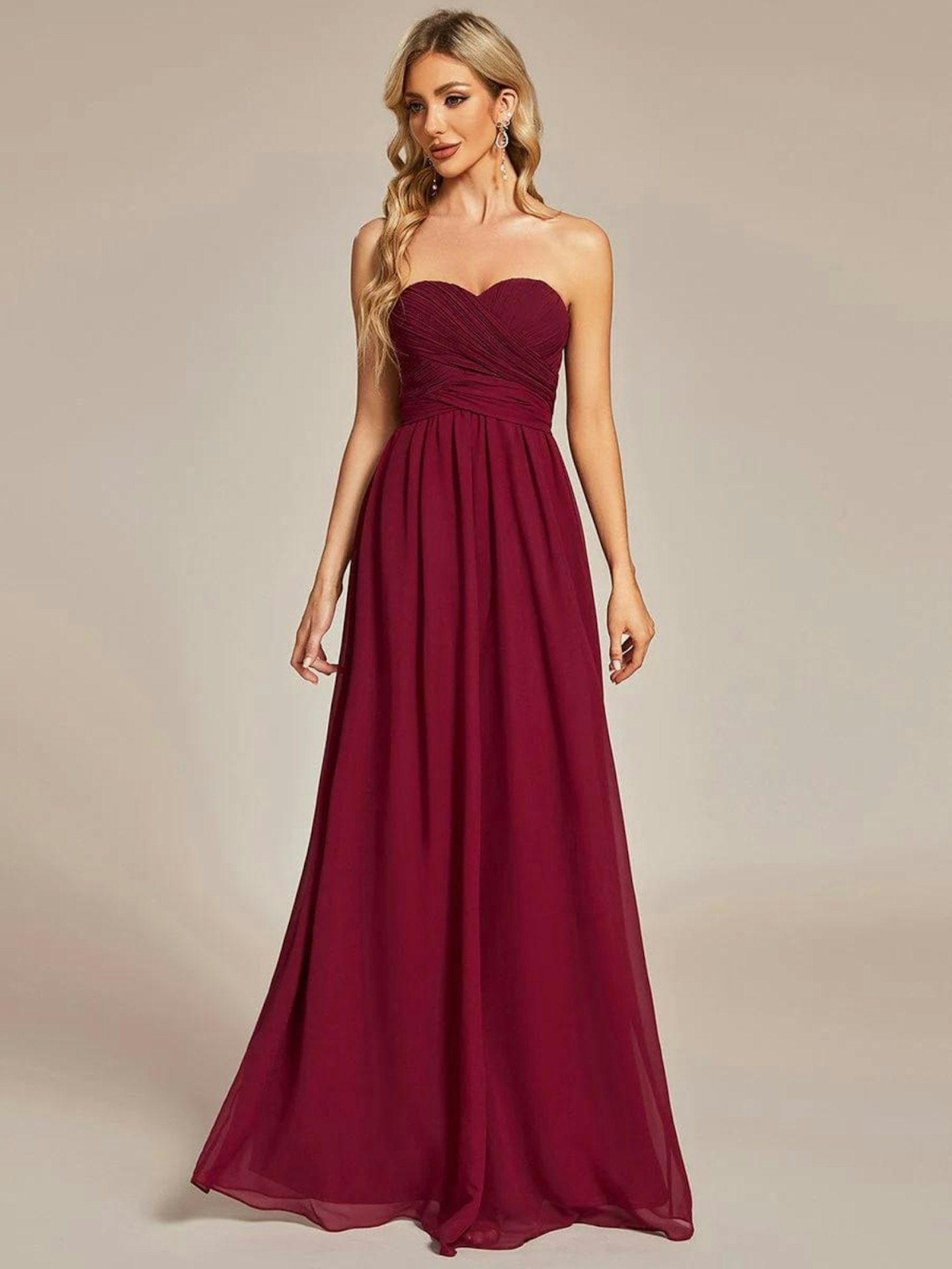 Ever Pretty Multi-Way Chiffon Strapless Bridesmaid Dress