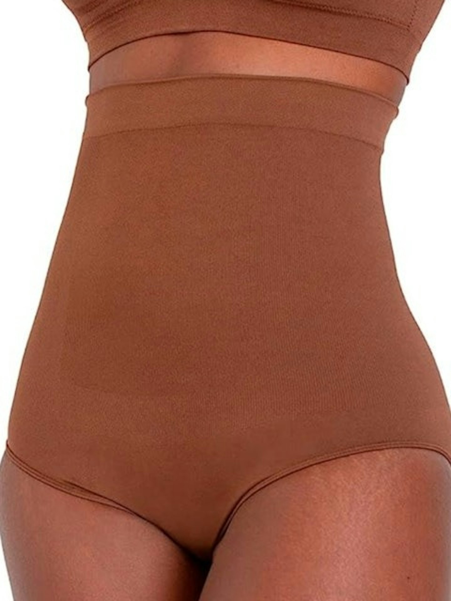 Shapermint for Women Brown Shapewear Bodysuit Thong Tummy Control Body  Shaper Slimming With Built In Bra Deep V