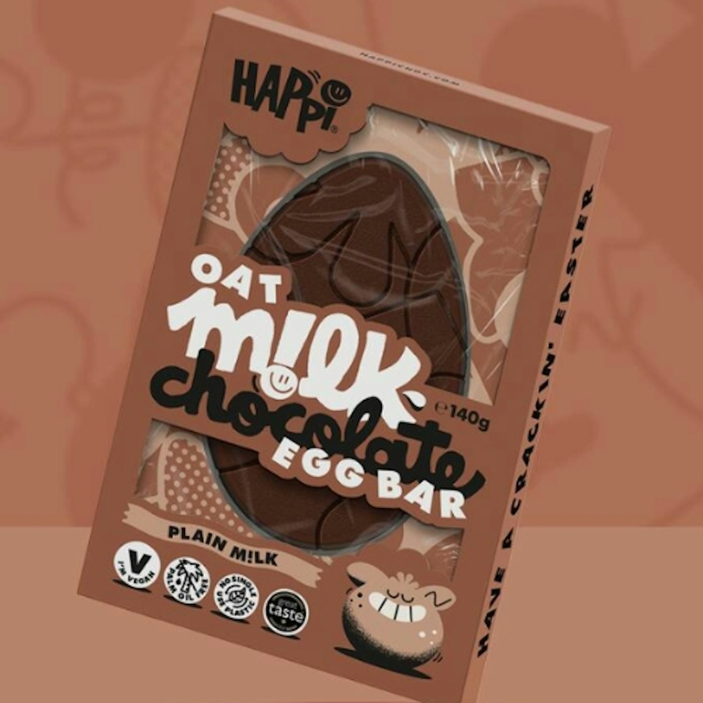Happi Oat M!Lk Plain Chocolate Easter Egg Bar 140g
