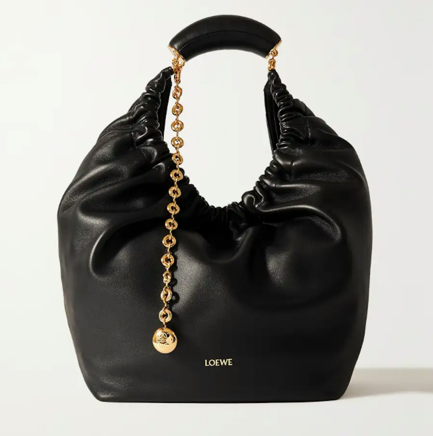 Loewe Squeeze Leather Shoulder Bag