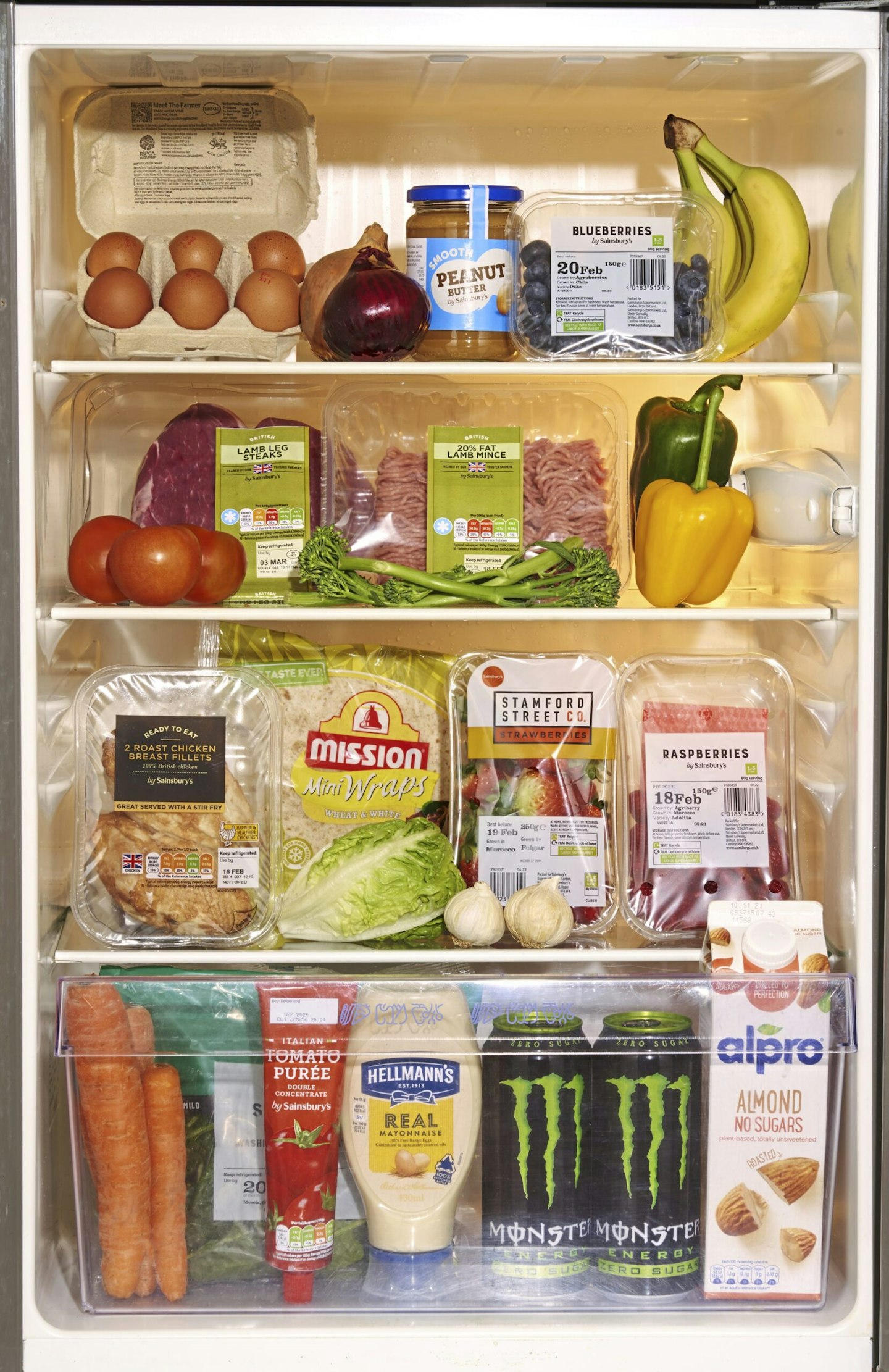 saffron barker's fridge