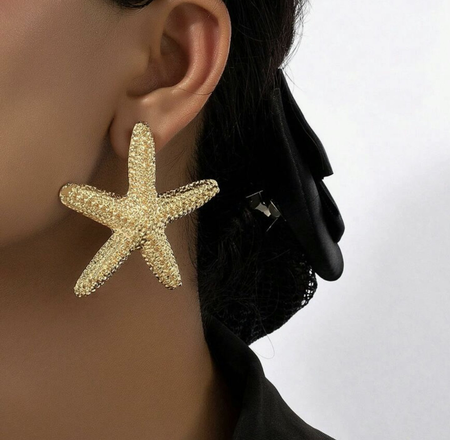 Shein Exaggerated Starfish Earrings