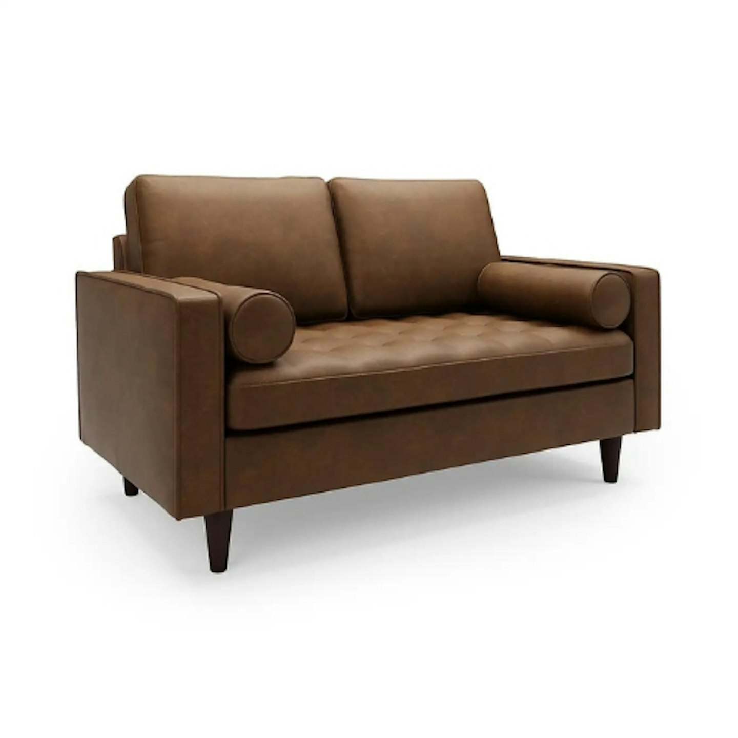 Dunelm Alfie Faux Leather 2 Seater Sofa