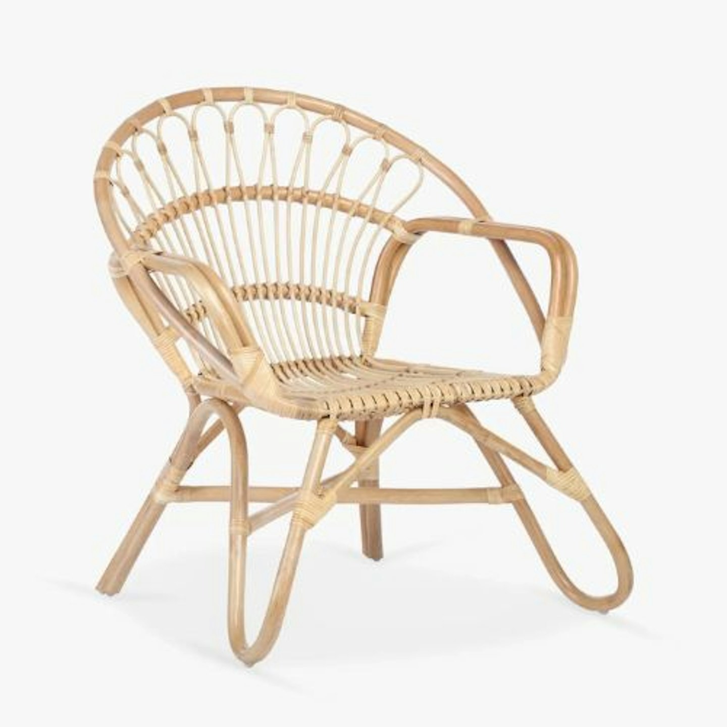 Desser Nordic Rattan Cane Lounge Chair