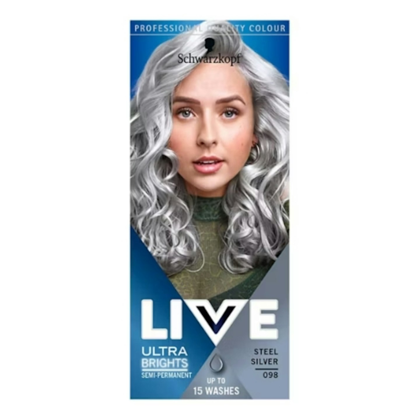 Schwarzkopf Live Ultra Bright or Pastel - Silver Steel