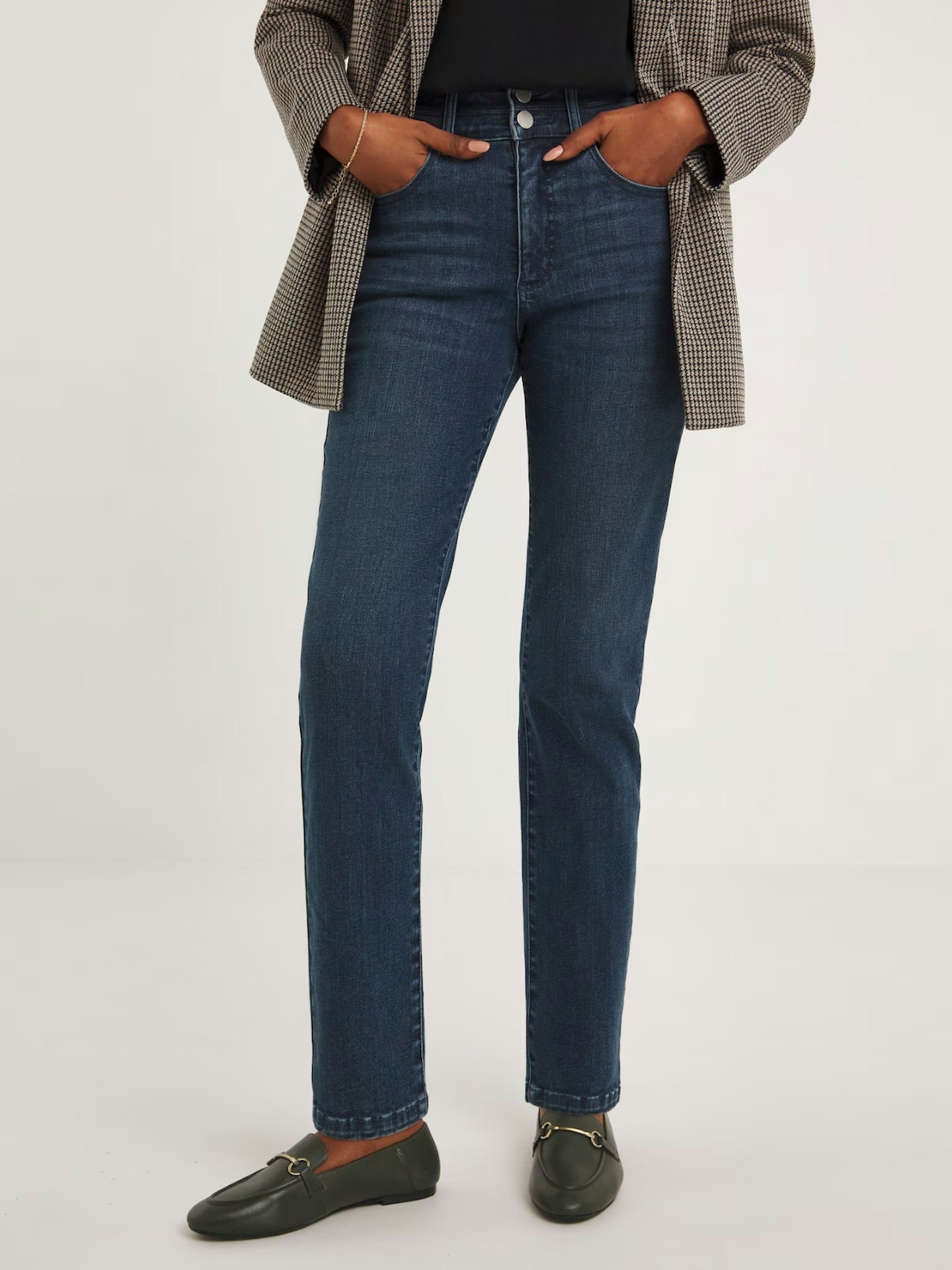 MAGISCULPT Mid Blue Straight Leg Jeans