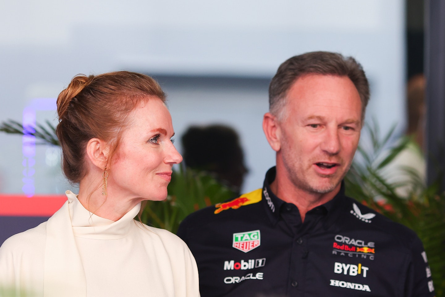 Geri Horner and Christian Horner