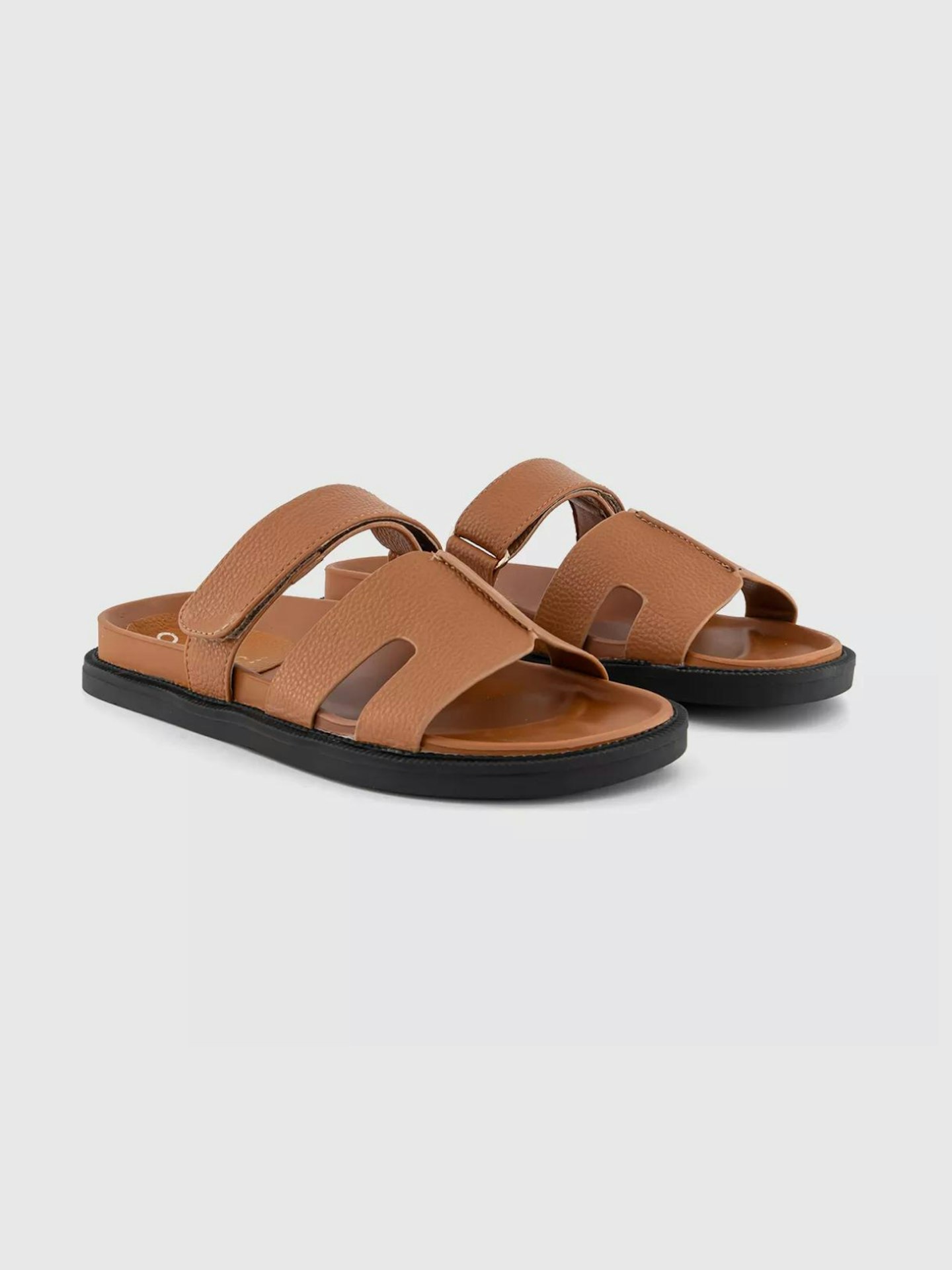 OFFICE Serena Cut Out Two Strap Footbed Sandals