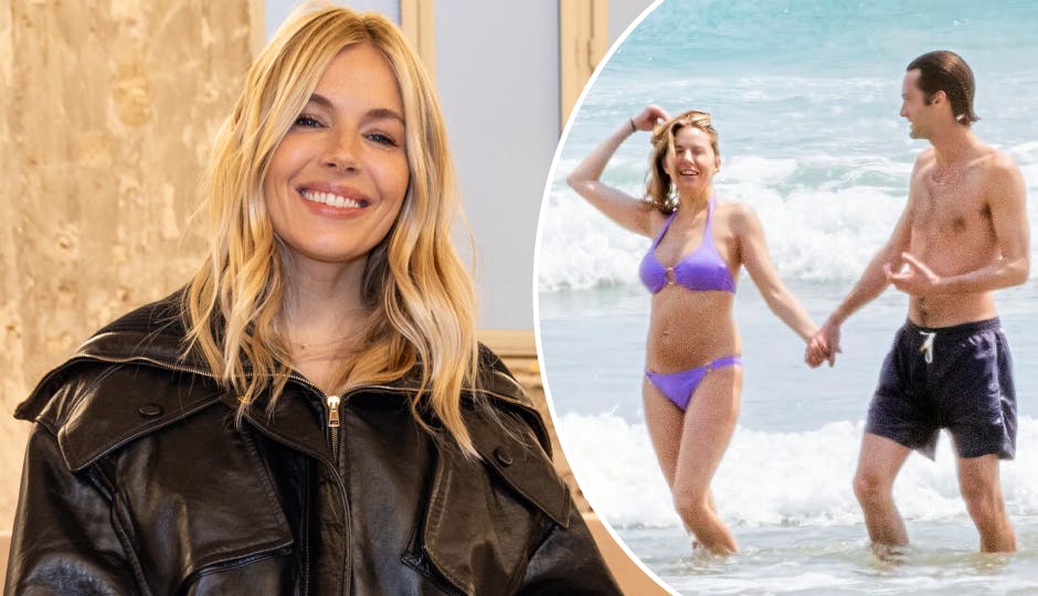 Sienna Miller s wedding and baby number three joy