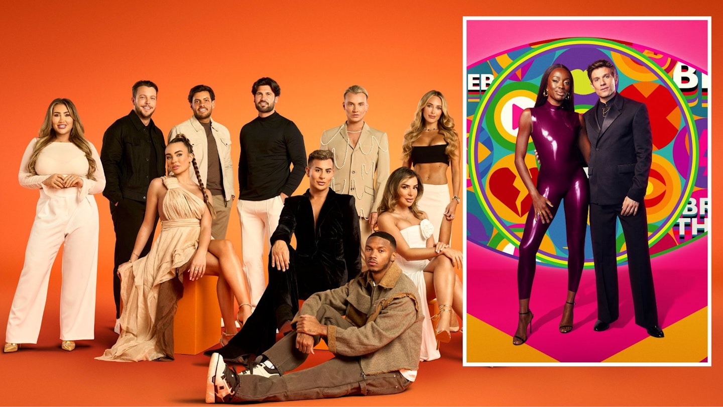 Towie cast and Big Brother hosts in a comped image