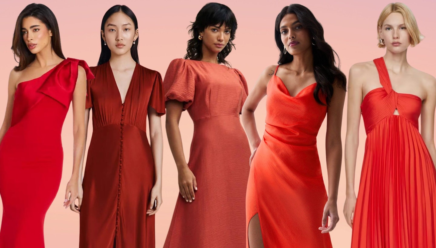 The best red bridesmaid dresses for the ultimate romantic wedding