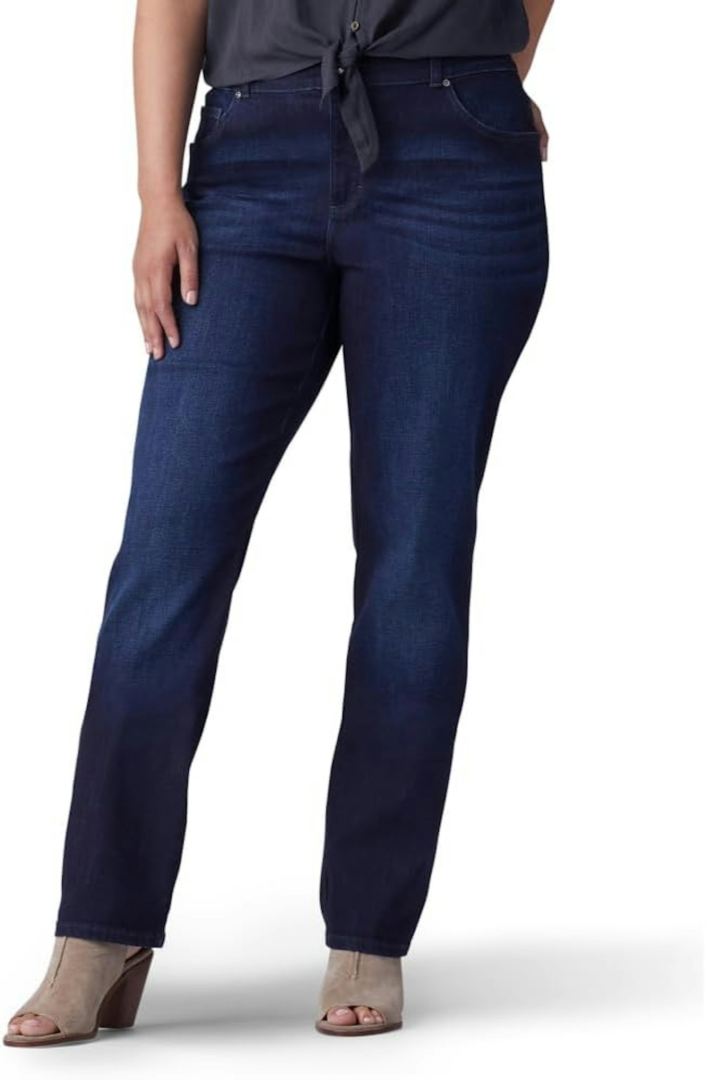 Lee Women's Plus-Size Relaxed Fit Straight Leg Jean