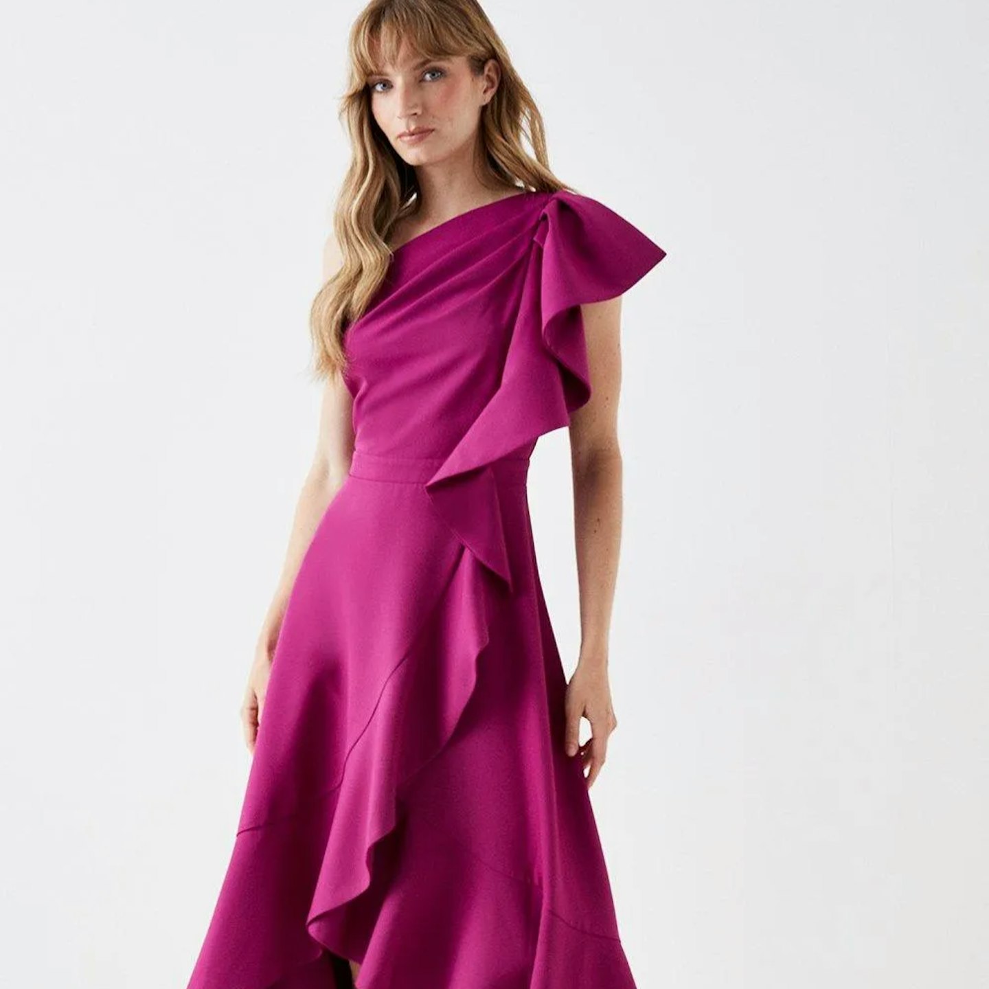 coast dark pink dress