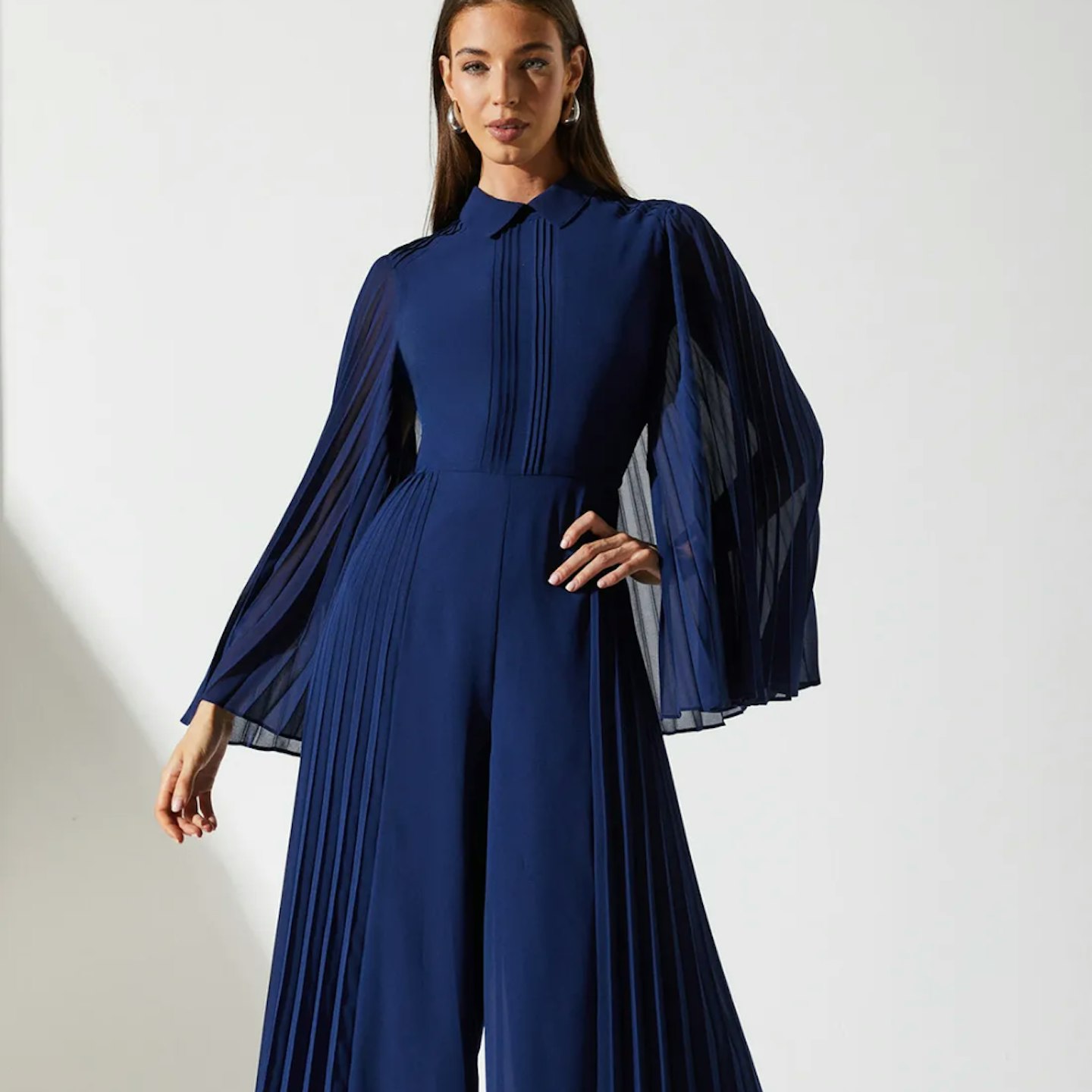 Coast Pleat Wide Leg Jumpsuit