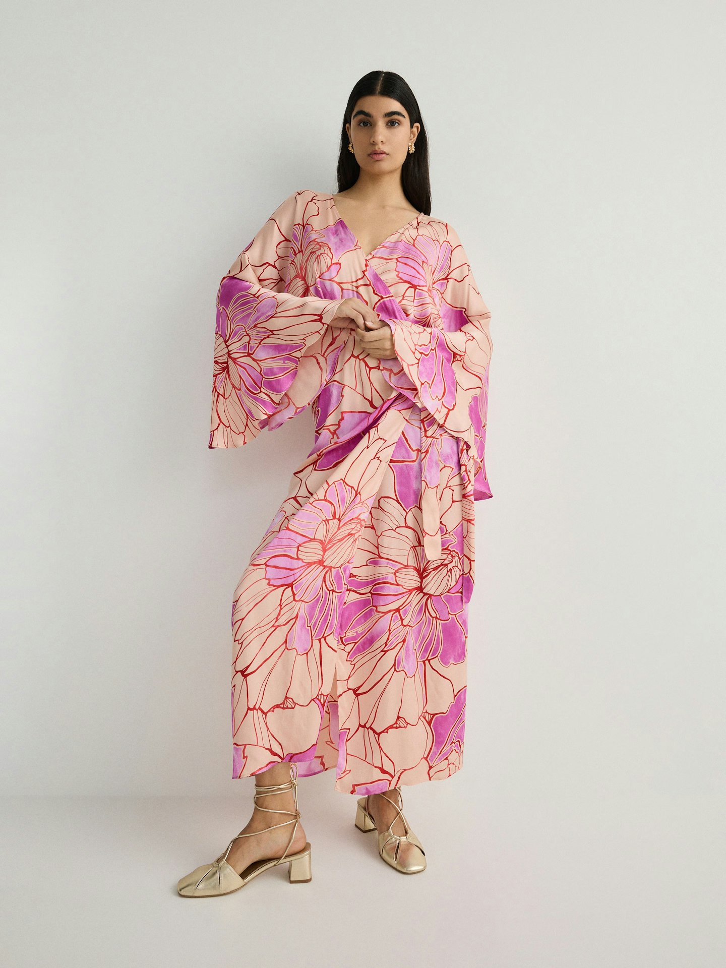 Viscose Kimono Dress