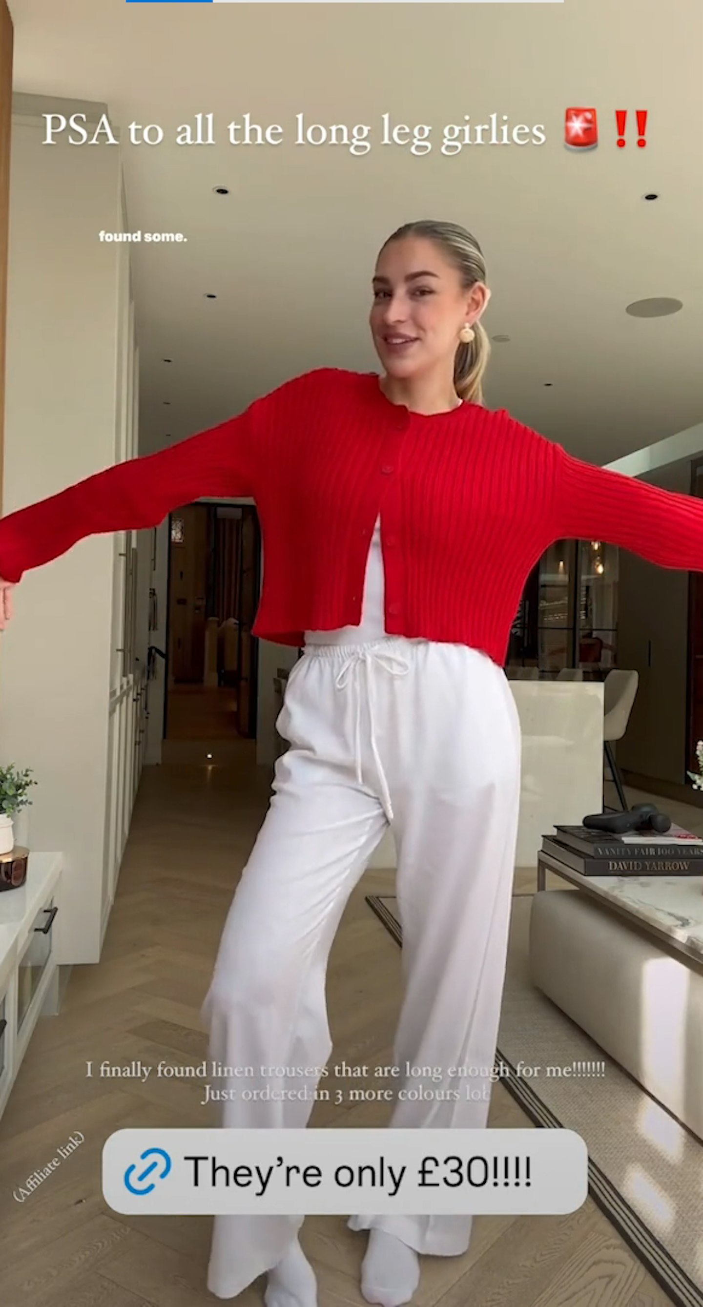 Zara McDermott Has Found The Ultimate Linen Trousers