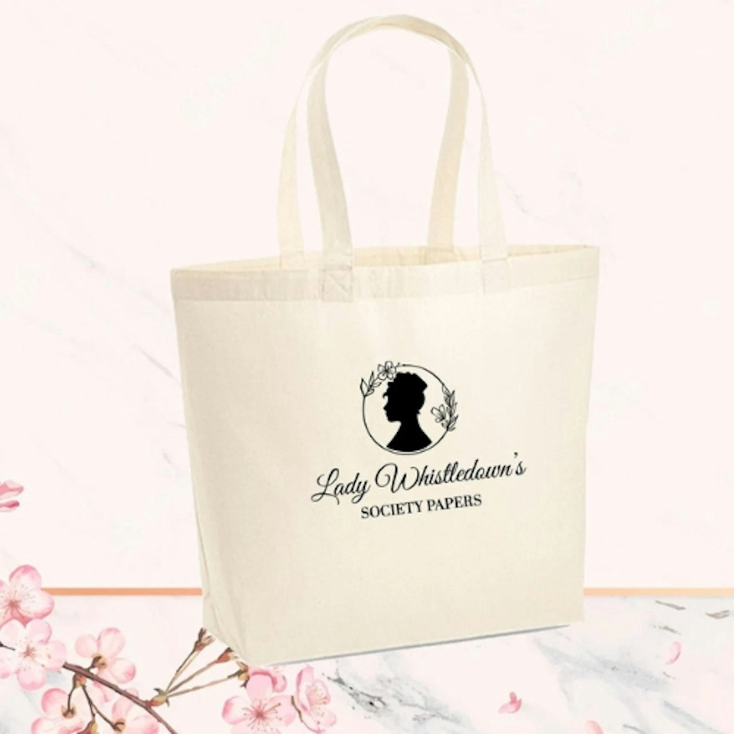 Bridgerton Tote Bag Lady Whistledown's Society Papers