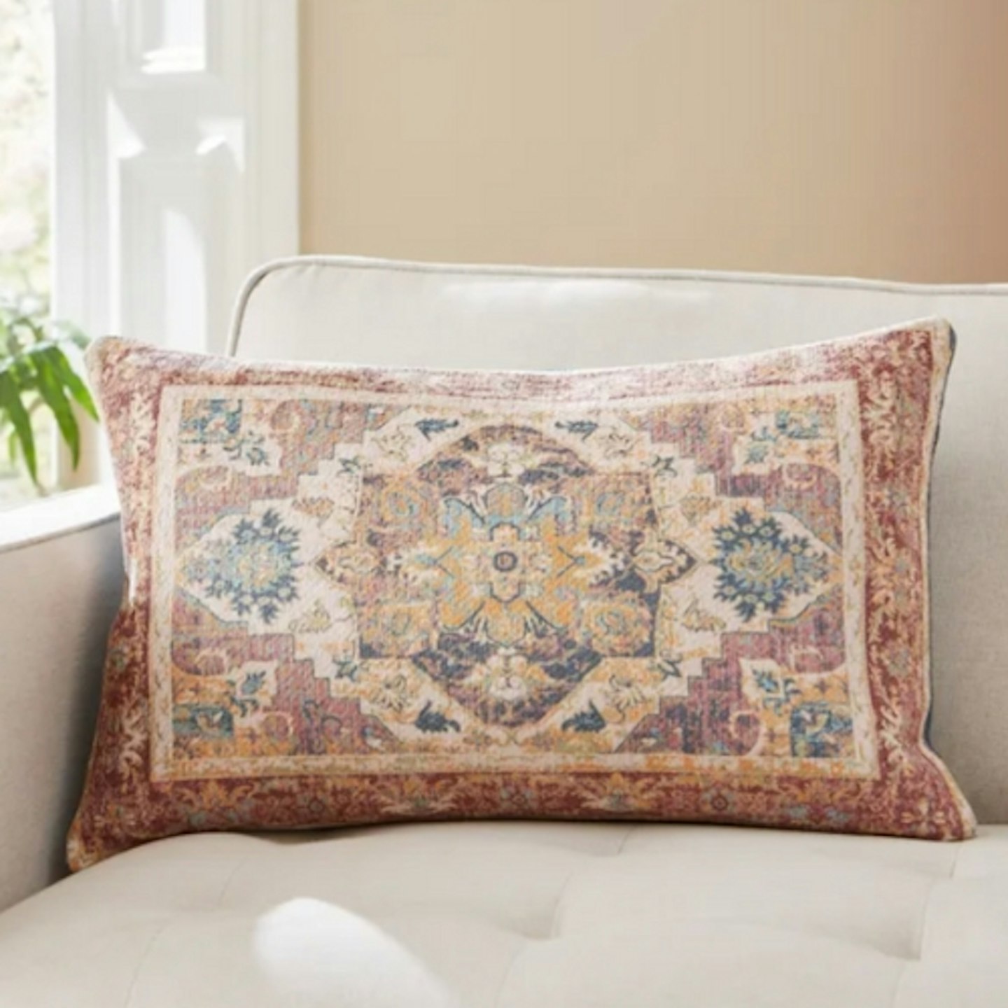 Dunelm Printed Oriental Cushion