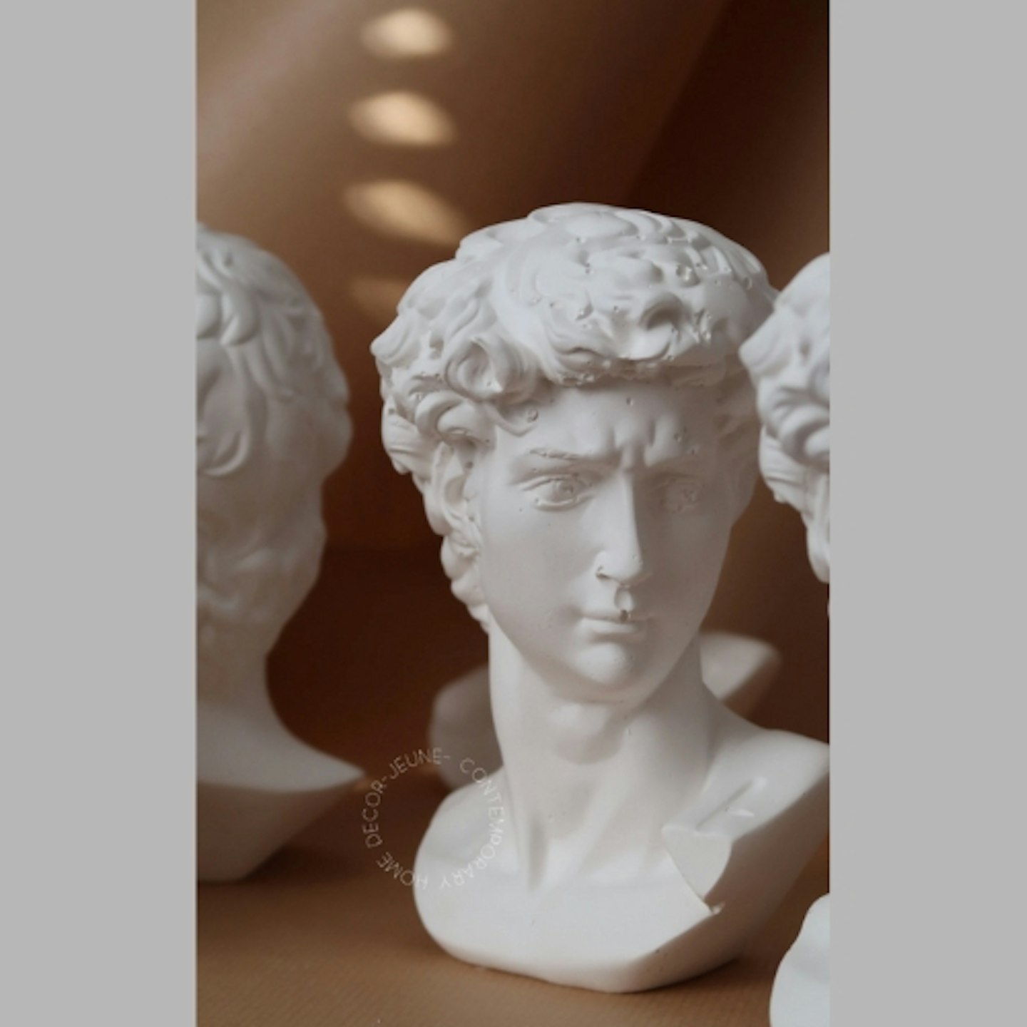 Michelangelo’s David Head Male Bust Sculpture
