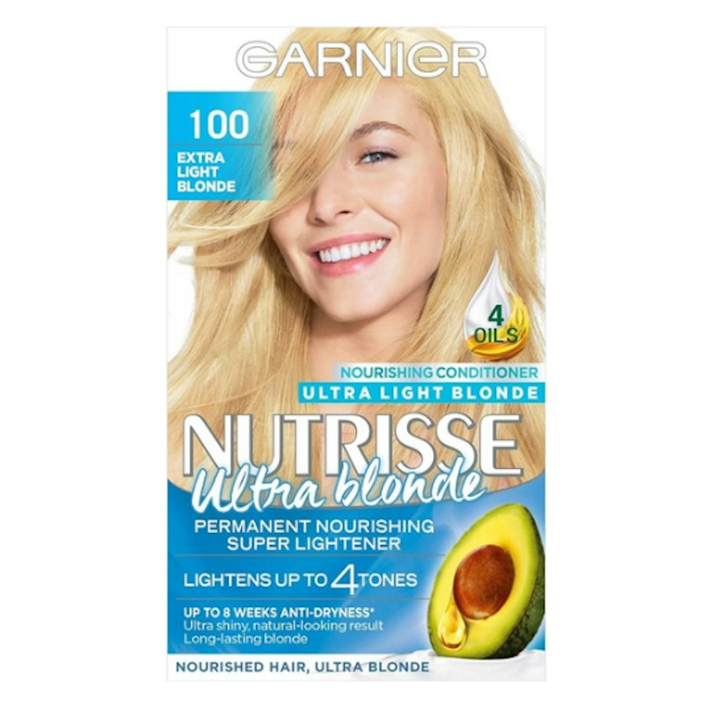 Garnier Nutrisse Permanent Hair Dye (100 Extra Light Blonde)