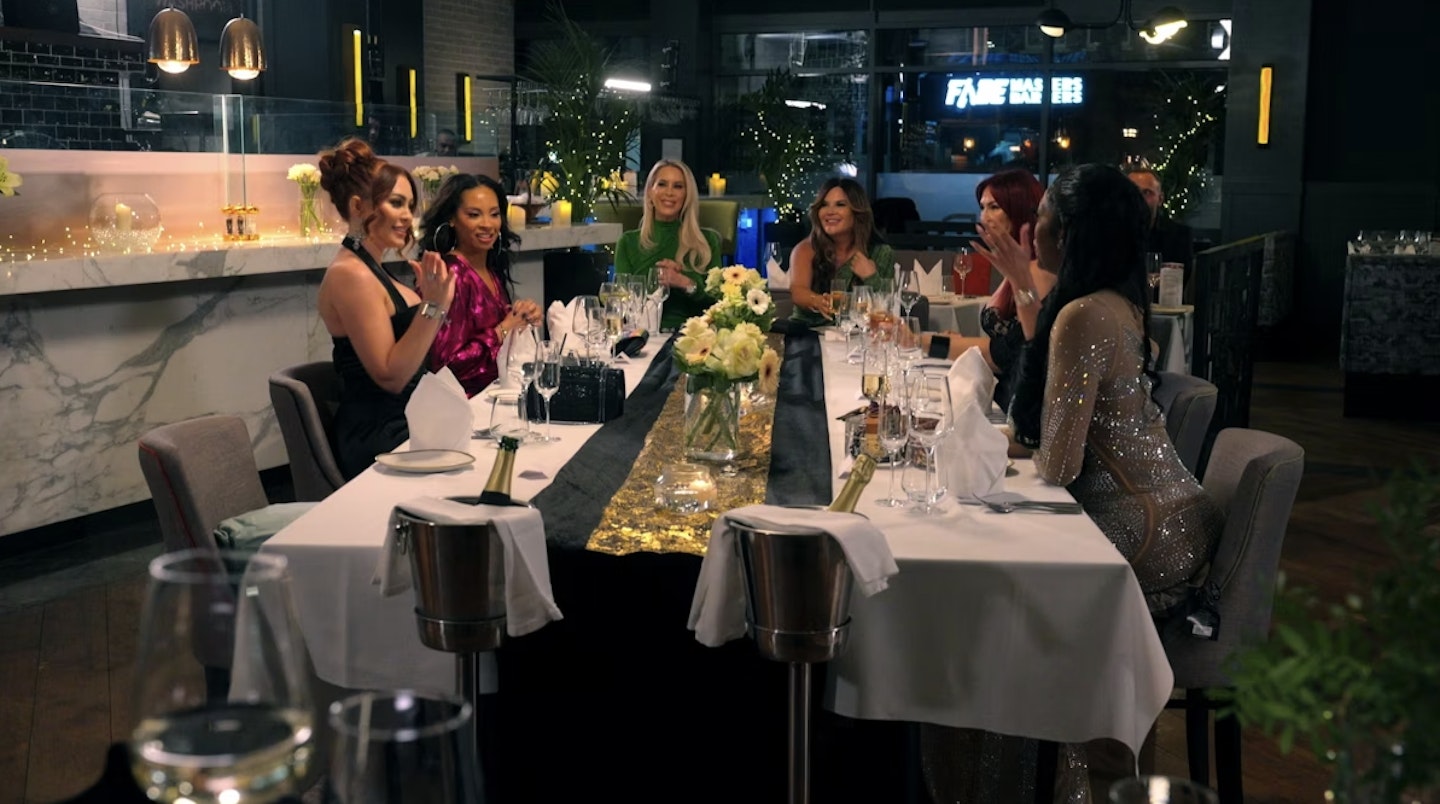 real housewives of cheshire dinner party