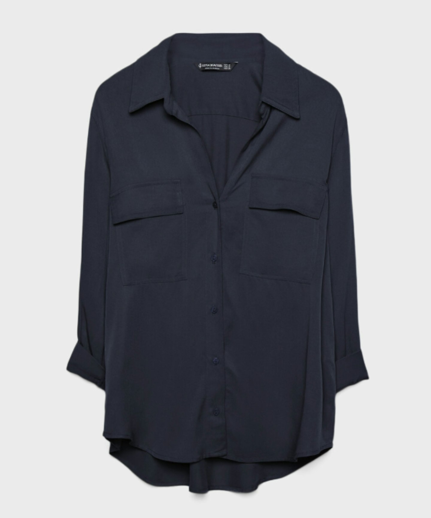Stradivarius Flowing Shirt With Pockets
