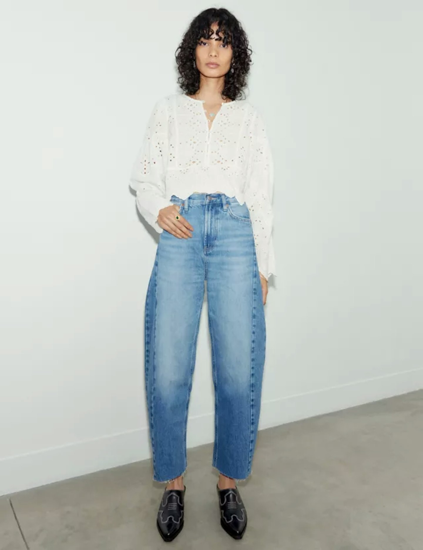M&S X Sienna Miller Barrel Leg Jean