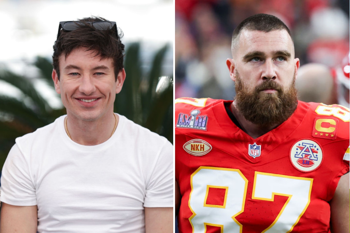 Barry Keoghan and Travis Kelce
