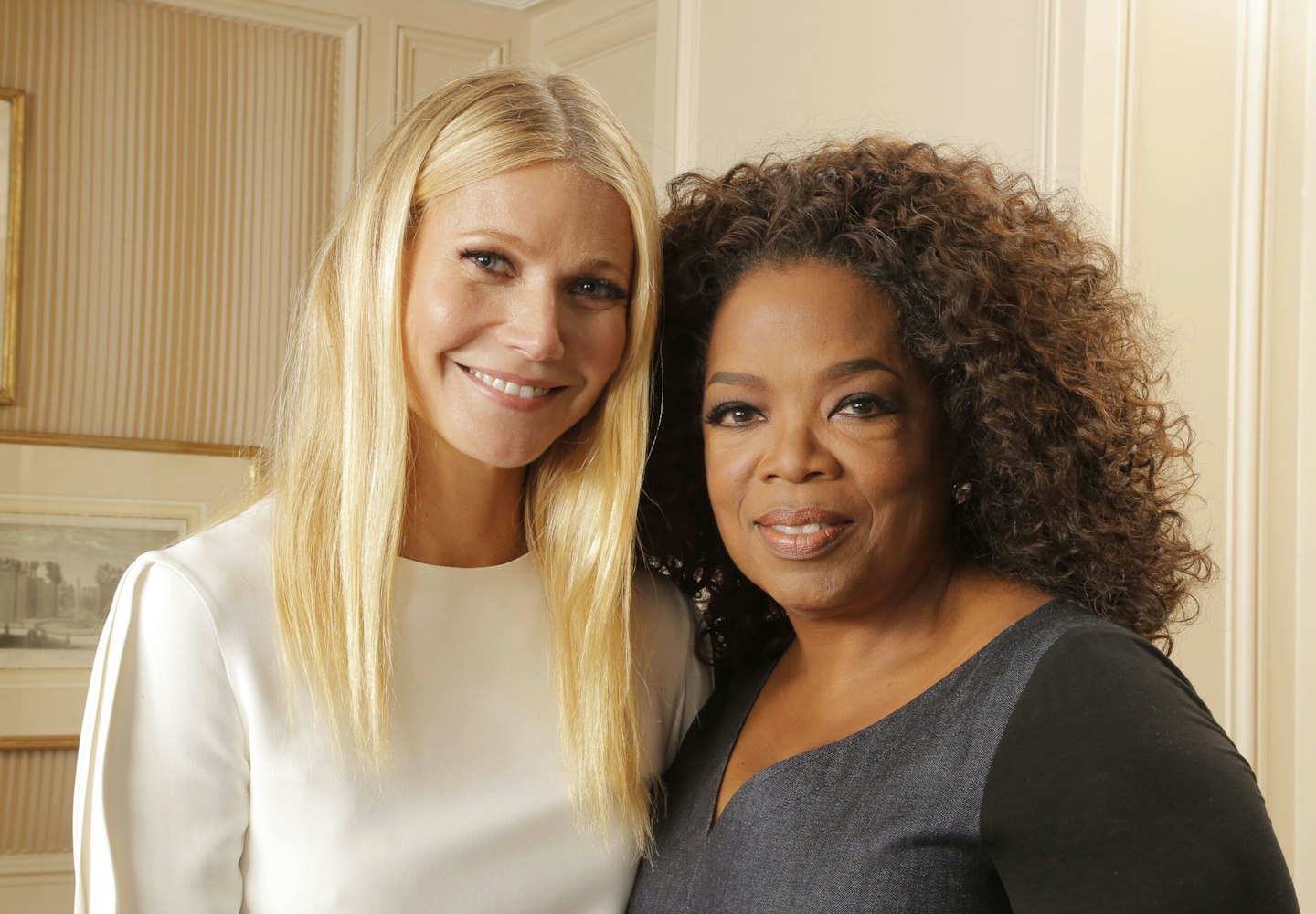 Gwyneth Paltrow and Oprah Winfrey