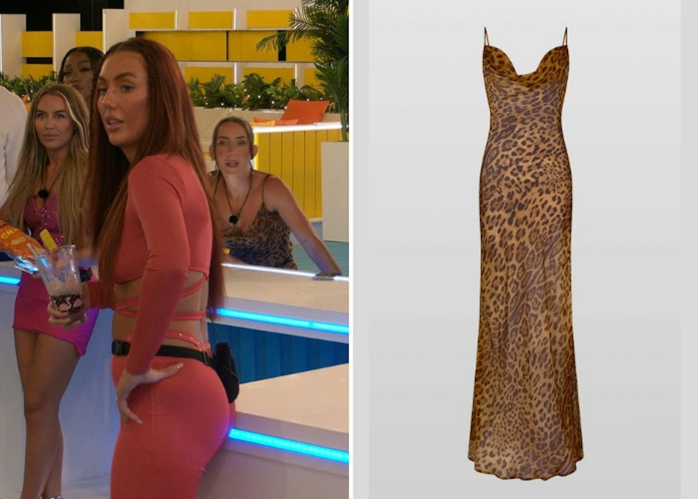 Jess White's Leopard Print Dress