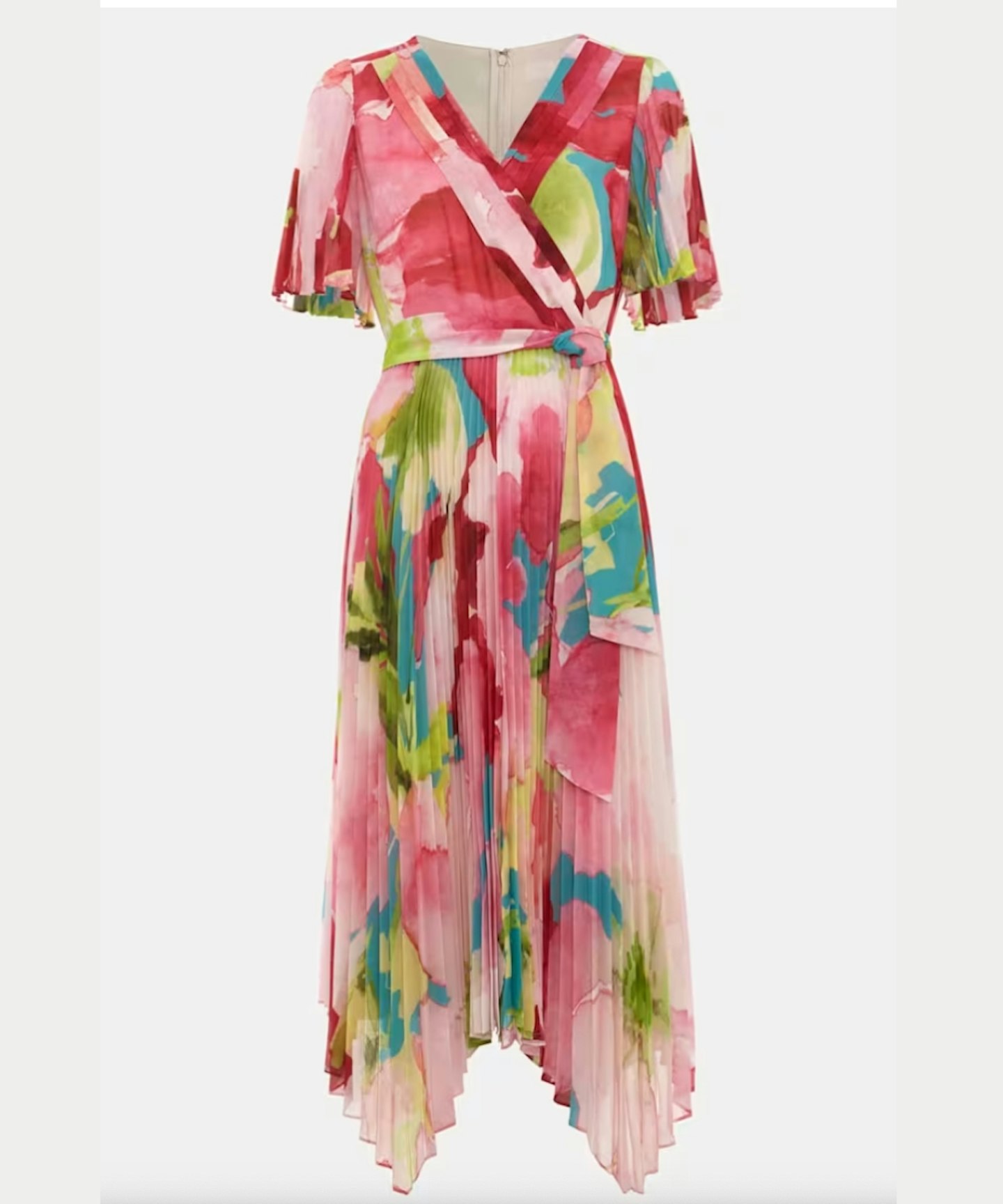 Phase Eight Kendall Floral Pleat Midi Dress